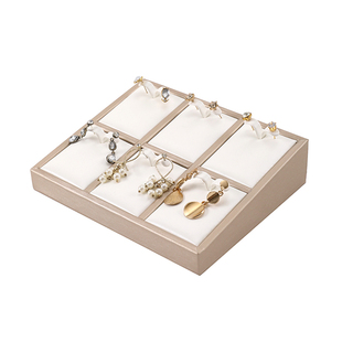 玉器翡翠珠宝展示道具柜台戒指文玩托盘项链挂件首饰展示架手串架