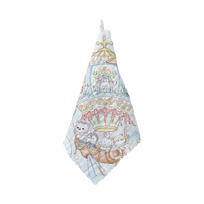 婴儿口水巾新生宝宝洗脸巾纯棉小方巾纱布围嘴防吐奶手帕柔软透气