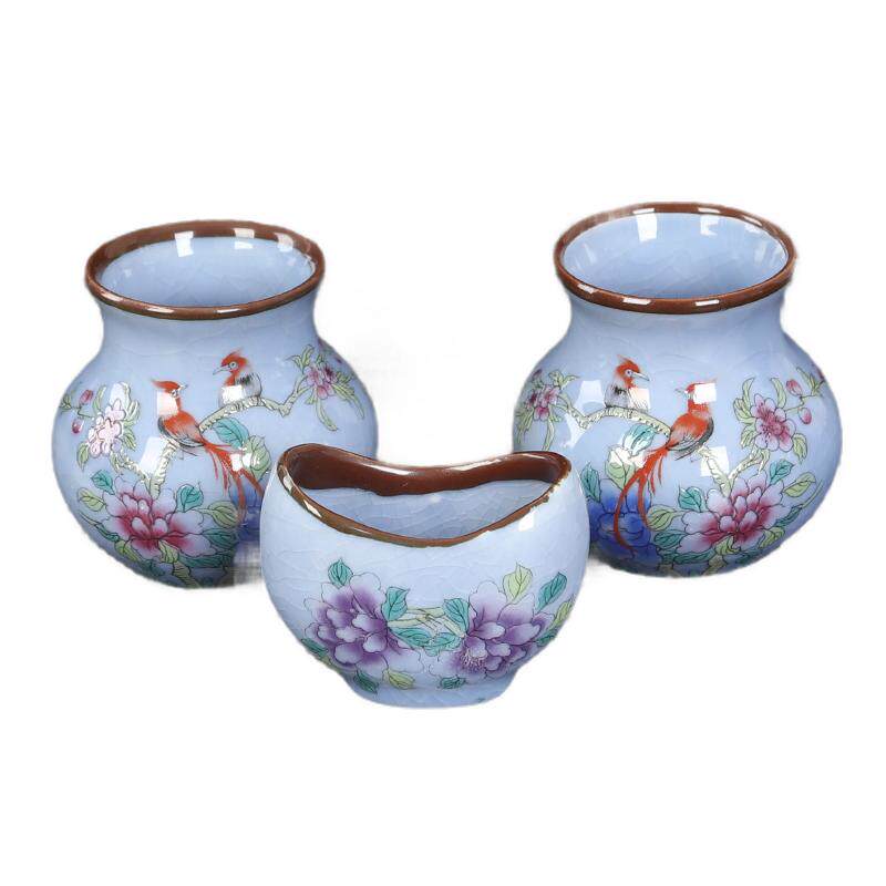 新款包邮精品鸟碗鸟食杯陶瓷画眉鸟食罐鸡心杯水缸盒槽鸟笼杯配件