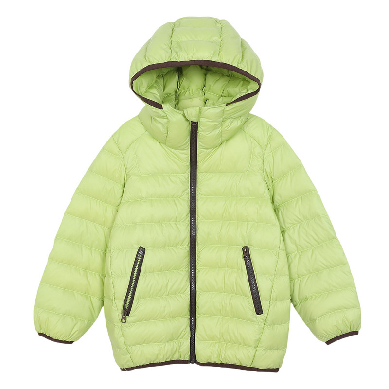 LUSON女童轻薄连帽羽绒服保暖