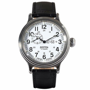 欧美男表复古简约俄罗斯军表VOSTOK1943自动机械男表防水透底防震