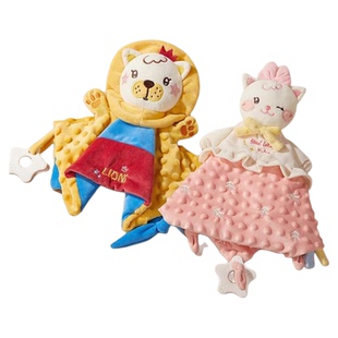 爱贝迪拉安抚巾婴儿玩具可啃咬安抚玩偶宝宝睡觉神器毛绒公仔娃娃