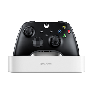 新得利适用微软Xbox手柄电池原装Series充电底座Xbox One手柄座充X/S控制器收纳支架大容量双电池盖周边配件