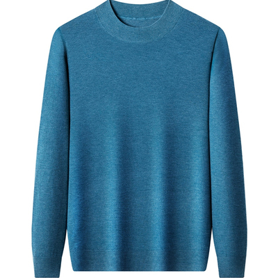 男士精纺可机洗纯羊毛衫不起球