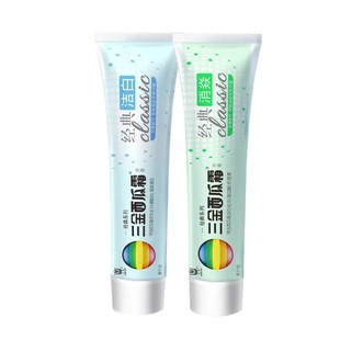 三金西瓜霜清焱美白亮白经典牙膏减轻口腔牙龈问题清新口气不含氟