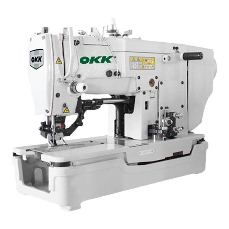 OKK781电脑平头锁眼机自动钮门机工业羊毛衫西装衬衫平眼机扣眼机