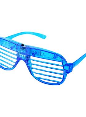 发光眼镜网红蹦迪夜光闪光led灯