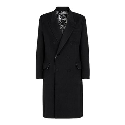 FENDI男士长款双面穿大衣外套