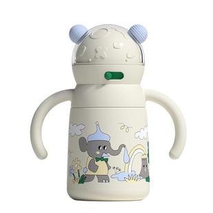 taoqibaby婴儿保温杯小月龄宝宝幼儿学饮杯吸管水杯一岁以上儿童