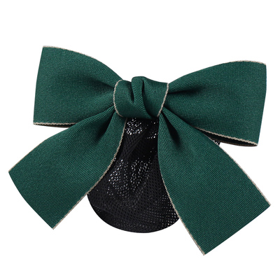 头花女网兜职业发网绿色盘发发夹