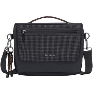 Samsonite新秀丽斜挎包尼龙新款翻盖单肩包便携通勤潮流手提包NS6