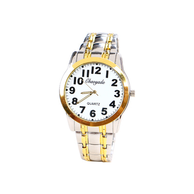 老人男女士数字爸爸妈妈情侣手表