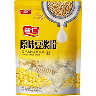 智仁原味纯豆浆粉未添加白砂糖黑豆五谷杂粮早餐豆奶植物蛋白正品