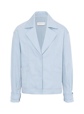JESSIE都市通勤西装领风衣外套