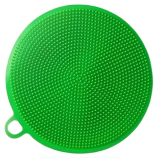 硅胶洗碗刷沾油百洁布专用厨房洗锅刷洗多功能抹布清洁刷去污神器