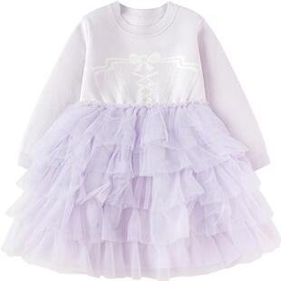 【商场同款】巴拉巴拉童装儿童连衣裙女童2026新款春装红色拜年服