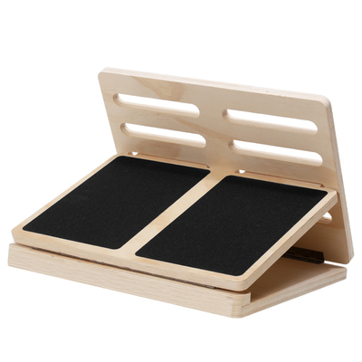 木质拉筋板斜踏板多档位小腿拉伸