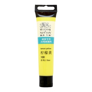 温莎牛顿画家专用丙烯颜料70ml防水纺织管状管装12色24色36色学生初学者金色钛白色美甲BJD娃娃diy鞋小绿管