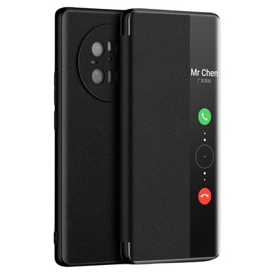 适用华为mate70pro手机壳真皮