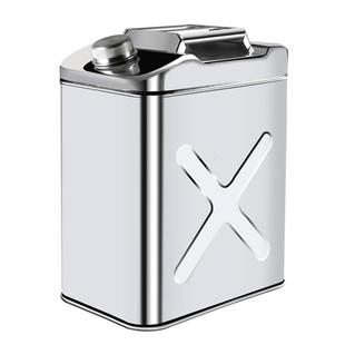 加厚304不锈钢汽油桶30L20升10L柴油桶加油壶汽油专用桶备用油箱