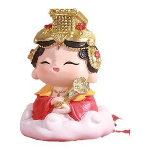 湄洲岛妈祖摆件白沙屯娘娘供奉神像幸运物纪念品春节装饰新年礼物