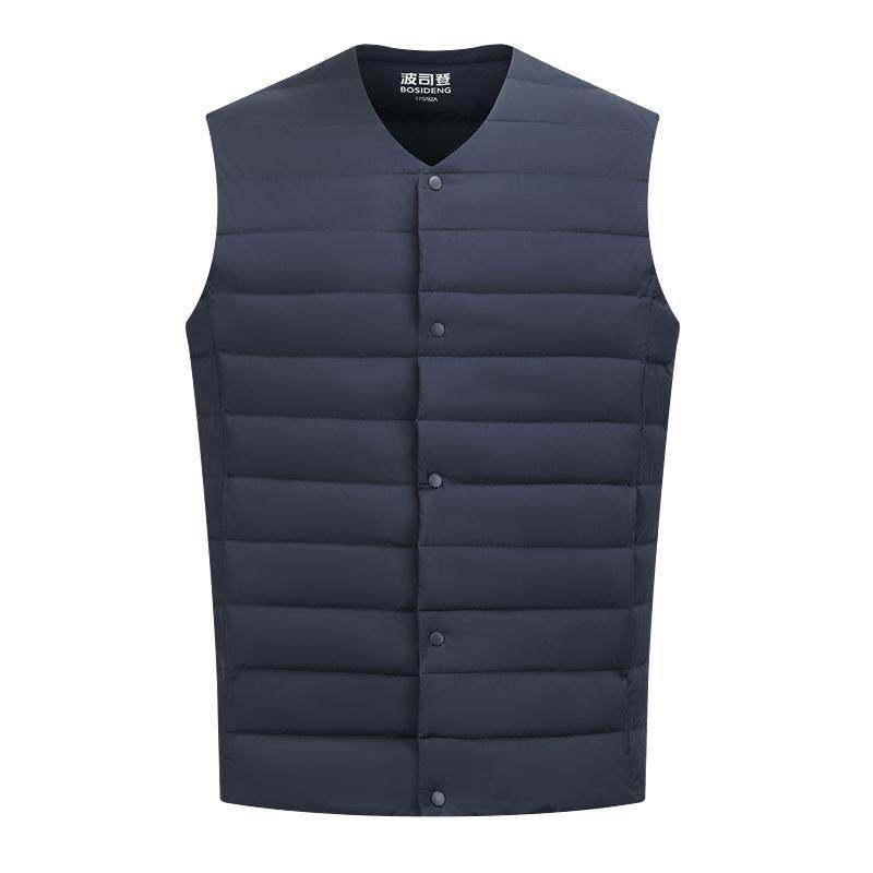 波司登内胆旅行保暖羽绒马甲男