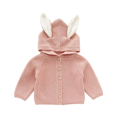 女宝宝毛衣套装可爱兔耳朵针织
