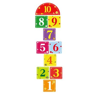 跳房子数字跳格子贴纸统感训练