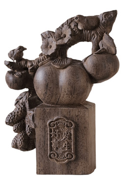 米子家居新中式柿柿如意摆件