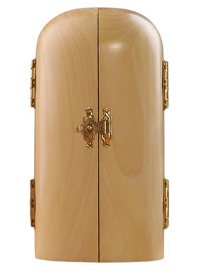 手把件西方三圣居家木雕观音佛像