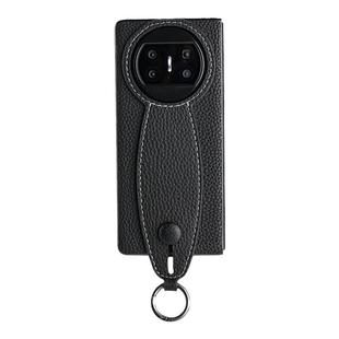 适用华为matex7手机壳新款X6典藏版全包真皮腕带支架折叠屏防摔保护套mtx5头层牛皮男女新品轻薄外壳高档