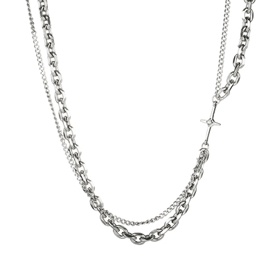 VOYAGE双层叠戴链条项链