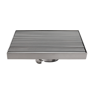 长条室外庭院304不锈钢大口径地漏20CM花园大排量排水160管道加长