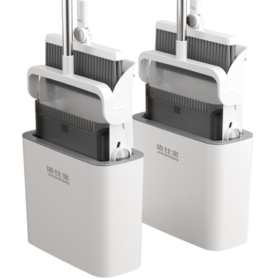 自动倒垃圾扫把簸箕刮水器四件套