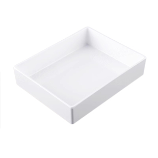 方形直边鸭货托盘可重叠展示盘冷柜专用卤味凉菜盆串串捞汁海鲜盘