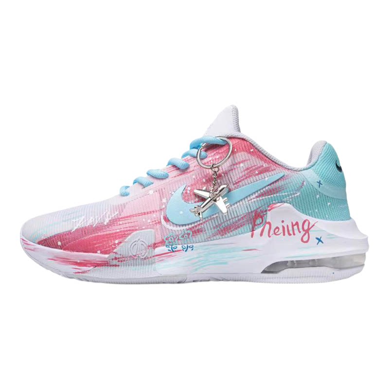 【定制球鞋】NIKE耐克 AIR MAX IMPACT 时尚手绘喷墨男减震跑步鞋