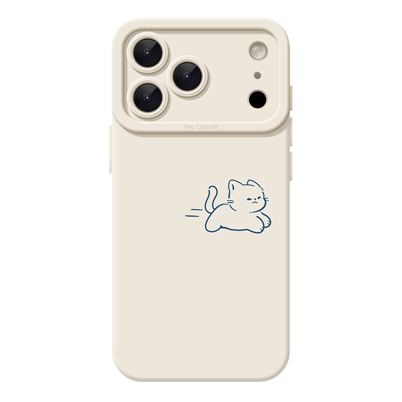 猫猫与鱼iPhone18promax苹果17小米15pro华为Pura90新款mate80情侣适用oppo红米k80荣耀600可爱vivoS30手机壳