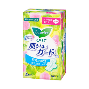 日本进口花王日用超吸收卫生巾防侧漏护翼棉柔亲肤20.5cmX20p