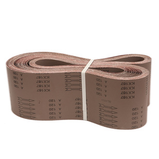 砂带机砂带定制锆刚玉KX167犀利50mm宽木工金属不锈钢打磨抛光