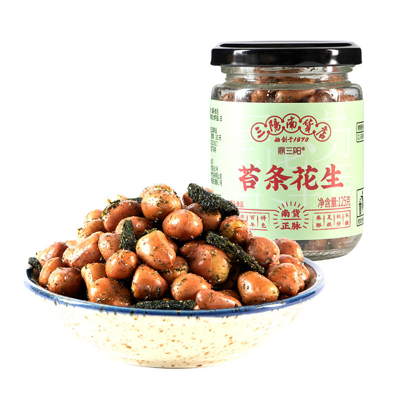 三阳南货宁波苔条花生下酒菜