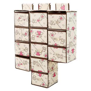 可爱收纳挂袋衣柜悬挂式收纳袋挂袋布艺宿舍内衣袜子衣服收纳挂式