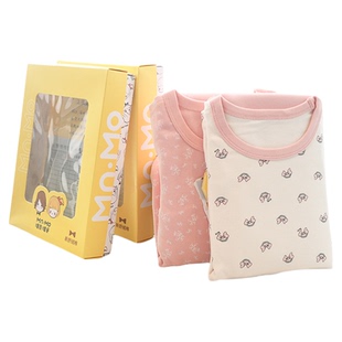 新舒绒棉~瑁恩瑁爱秋冬女童热力棉套装加厚秋衣秋裤磨内衣套装