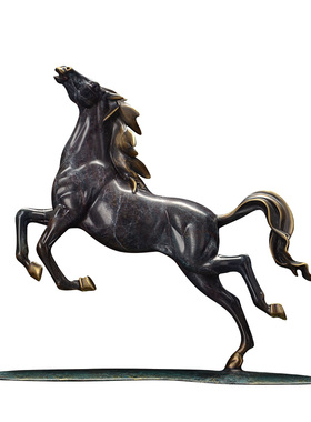 马摆件金属工艺品中式风装饰雕塑