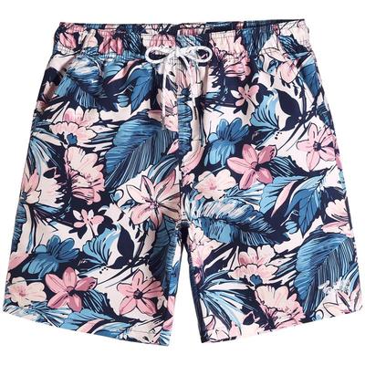 盖浪情侣男游泳海边平角沙滩裤