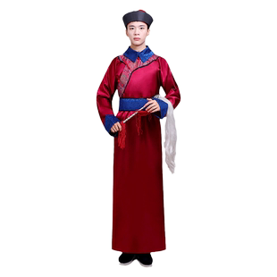 清朝古装太监服公公总管服大内侍卫官服男太医演出服圣旨拂尘道具