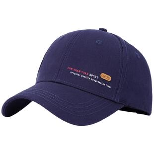 帽子男硬顶棒球帽休闲百搭户外秋冬光头大码黑色半硬顶深顶鸭舌帽