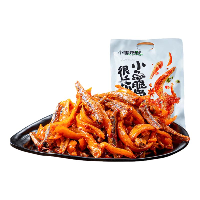 小零来野小鱼拼脆骨解馋小零食