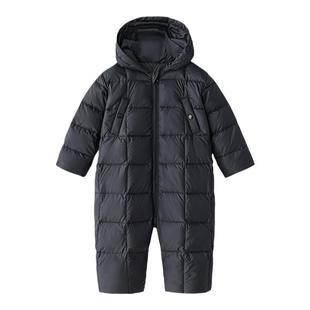 enhennbaby婴儿羽绒服连体衣冬装宝宝衣服新生哈衣爬服保暖外出服