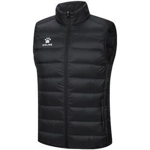 KELME卡尔美训练羽绒马甲男女冬季坎肩保暖背心足球运动外套薄款