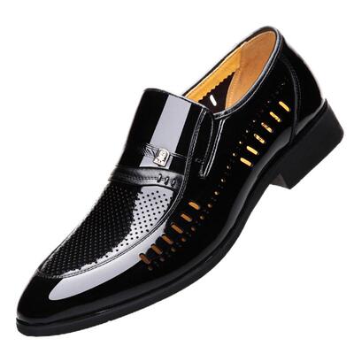 老人头商务夏季橡胶透气